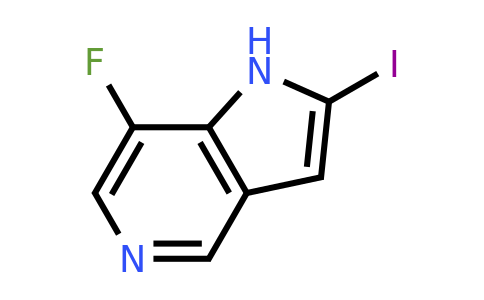 CAS 1260384-58-4 | 7-fluoro-2-iodo-1H-pyrrolo[3,2-c]pyridine