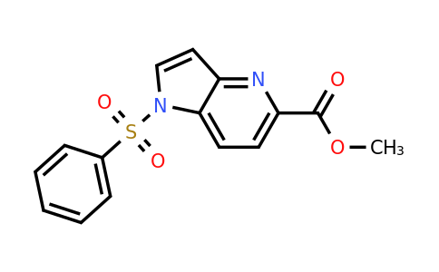 CAS 1260385-00-9 | methyl 1-(phenylsulfonyl)-1H-pyrrolo[3,2-b]pyridine-5-carboxylate