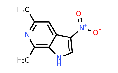CAS 1260385-05-4 | 5,7-dimethyl-3-nitro-1H-pyrrolo[2,3-c]pyridine