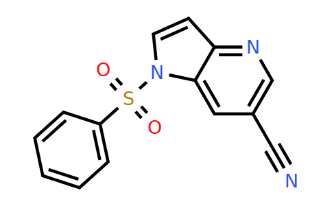 CAS 1260385-12-3 | 1-(phenylsulfonyl)-1H-pyrrolo[3,2-b]pyridine-6-carbonitrile