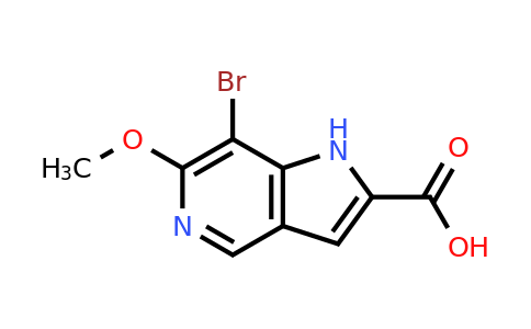 CAS 1260385-13-4 | 7-bromo-6-methoxy-1H-pyrrolo[3,2-c]pyridine-2-carboxylic acid