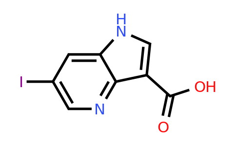 CAS 1260385-38-3 | 6-iodo-1H-pyrrolo[3,2-b]pyridine-3-carboxylic acid
