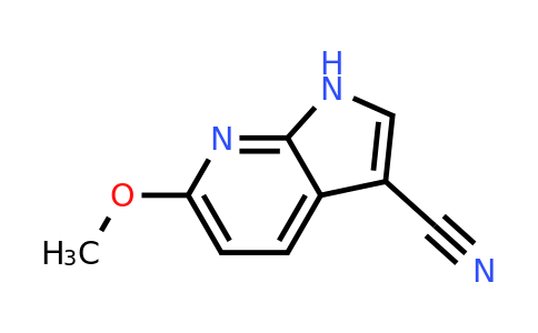 CAS 1260385-45-2 | 6-methoxy-1H-pyrrolo[2,3-b]pyridine-3-carbonitrile