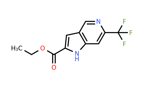 CAS 1260385-56-5 | ethyl 6-(trifluoromethyl)-1H-pyrrolo[3,2-c]pyridine-2-carboxylate
