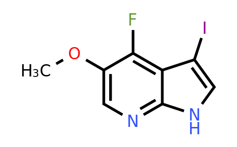 CAS 1260385-86-1 | 4-fluoro-3-iodo-5-methoxy-1H-pyrrolo[2,3-b]pyridine
