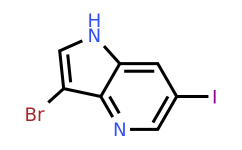 3-bromo-6-iodo-1H-pyrrolo[3,2-b]pyridine