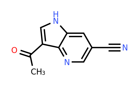CAS 1260386-03-5 | 3-acetyl-1H-pyrrolo[3,2-b]pyridine-6-carbonitrile