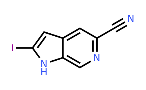 CAS 1260386-46-6 | 2-iodo-1H-pyrrolo[2,3-c]pyridine-5-carbonitrile