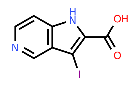 CAS 1260386-56-8 | 3-iodo-1H-pyrrolo[3,2-c]pyridine-2-carboxylic acid