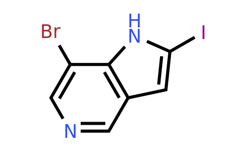 CAS 1260386-65-9 | 7-bromo-2-iodo-1H-pyrrolo[3,2-c]pyridine