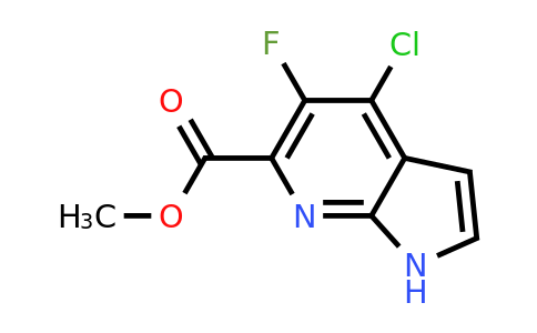 CAS 1260386-75-1 | methyl 4-chloro-5-fluoro-1H-pyrrolo[2,3-b]pyridine-6-carboxylate