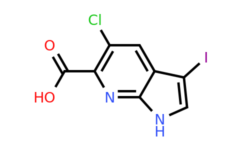 CAS 1260386-87-5 | 5-chloro-3-iodo-1H-pyrrolo[2,3-b]pyridine-6-carboxylic acid