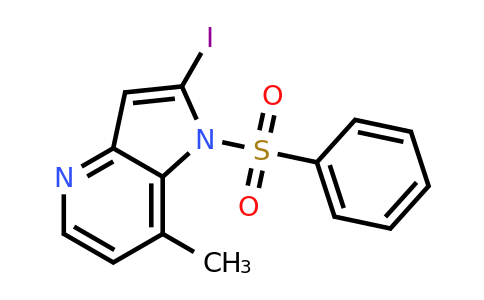 CAS 1260386-89-7 | 2-iodo-7-methyl-1-(phenylsulfonyl)-1H-pyrrolo[3,2-b]pyridine