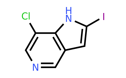 CAS 1260386-96-6 | 7-chloro-2-iodo-1H-pyrrolo[3,2-c]pyridine