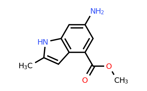 CAS 1260387-12-9 | methyl 6-amino-2-methyl-1H-indole-4-carboxylate