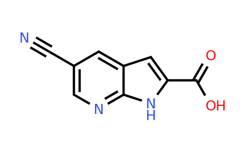 CAS 1260387-13-0 | 5-cyano-1H-pyrrolo[2,3-b]pyridine-2-carboxylic acid