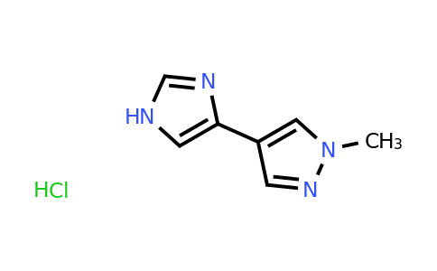 CAS 1260538-76-8 | 4-(1H-imidazol-4-yl)-1-methyl-1H-pyrazole hydrochloride