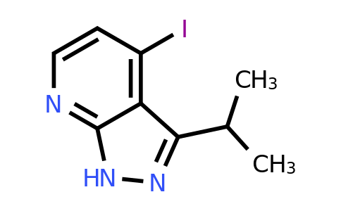 CAS 1260539-00-1 | 4-iodo-3-(propan-2-yl)-1H-pyrazolo[3,4-b]pyridine