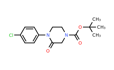 CAS 1260541-96-5 | tert-Butyl 4-(4-chlorophenyl)-3-oxopiperazine-1-carboxylate