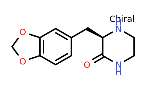 CAS 1260586-98-8 | (R)-3-Benzo[1,3]dioxol-5-ylmethyl-piperazin-2-one