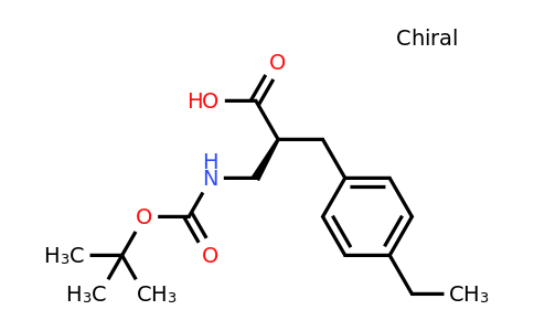 CAS 1260587-02-7 | (S)-2-(Tert-butoxycarbonylamino-methyl)-3-(4-ethyl-phenyl)-propionic acid
