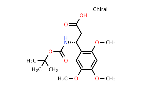 CAS 1260587-08-3 | (R)-3-Tert-butoxycarbonylamino-3-(2,4,5-trimethoxy-phenyl)-propionic acid