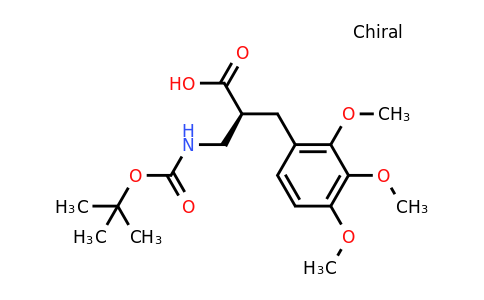 CAS 1260587-12-9 | (S)-2-(Tert-butoxycarbonylamino-methyl)-3-(2,3,4-trimethoxy-phenyl)-propionic acid