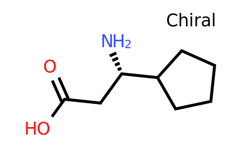 CAS 1260587-22-1 | (3S)-3-Amino-3-cyclopentylpropanoic acid