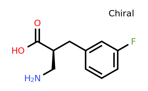 CAS 1260587-32-3 | (S)-2-Aminomethyl-3-(3-fluoro-phenyl)-propionic acid