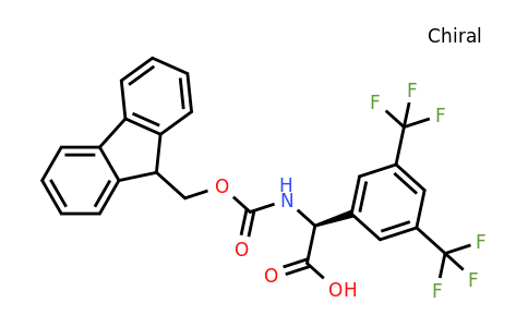 CAS 1260587-34-5 | (S)-(3,5-Bis-trifluoromethyl-phenyl)-[(9H-fluoren-9-ylmethoxycarbonylamino)]-acetic acid