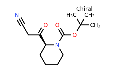 CAS 1260587-50-5 | (S)-tert-Butyl 2-(2-cyanoacetyl)piperidine-1-carboxylate