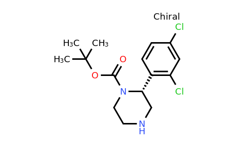 CAS 1260587-58-3 | (R)-2-(2,4-Dichloro-phenyl)-piperazine-1-carboxylic acid tert-butyl ester