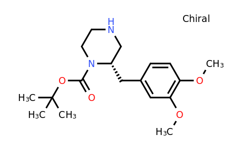 CAS 1260587-68-5 | (S)-2-(3,4-Dimethoxy-benzyl)-piperazine-1-carboxylic acid tert-butyl ester