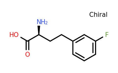 CAS 1260587-78-7 | (S)-2-Amino-4-(3-fluoro-phenyl)-butyric acid