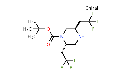 CAS 1260588-10-0 | (2S,5R)-2,5-Bis-(2,2,2-trifluoro-ethyl)-piperazine-1-carboxylic acid tert-butyl ester