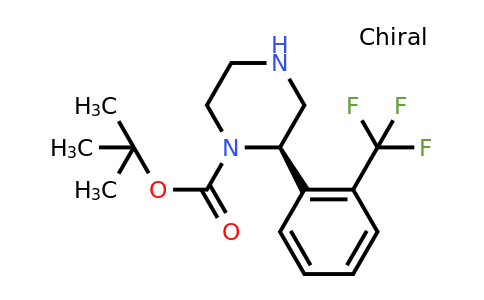 CAS 1260588-24-6 | (R)-2-(2-Trifluoromethyl-phenyl)-piperazine-1-carboxylic acid tert-butyl ester