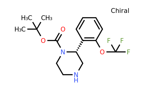 CAS 1260588-35-9 | (R)-2-(2-Trifluoromethoxy-phenyl)-piperazine-1-carboxylic acid tert-butyl ester