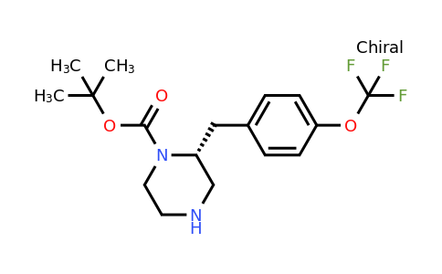 CAS 1260588-46-2 | (R)-2-(4-Trifluoromethoxy-benzyl)-piperazine-1-carboxylic acid tert-butyl ester