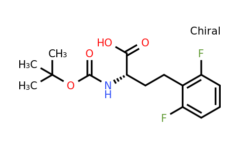 CAS 1260588-57-5 | (S)-2-Tert-butoxycarbonylamino-4-(2,6-difluoro-phenyl)-butyric acid