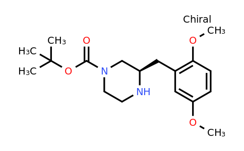 CAS 1260588-69-9 | (R)-3-(2,5-Dimethoxy-benzyl)-piperazine-1-carboxylic acid tert-butyl ester
