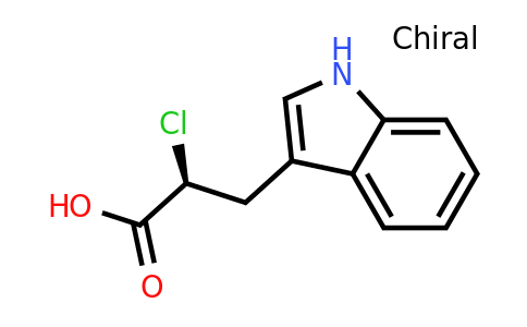CAS 1260588-70-2 | (S)-2-Chloro-3-(1H-indol-3-yl)propanoic acid