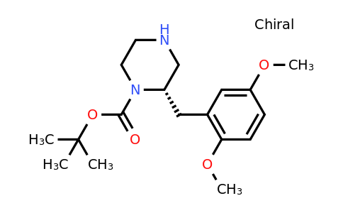CAS 1260588-73-5 | (S)-2-(2,5-Dimethoxy-benzyl)-piperazine-1-carboxylic acid tert-butyl ester