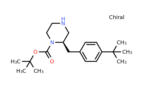 CAS 1260588-80-4 | (R)-2-(4-Tert-butyl-benzyl)-piperazine-1-carboxylic acid tert-butyl ester