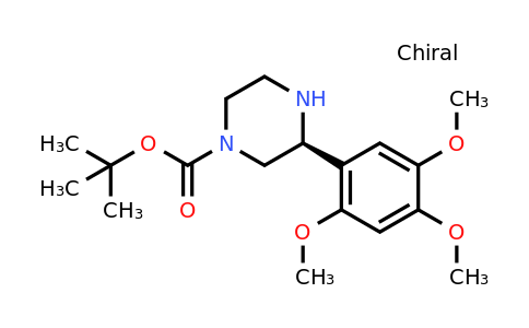 CAS 1260588-81-5 | (S)-3-(2,4,5-Trimethoxy-phenyl)-piperazine-1-carboxylic acid tert-butyl ester