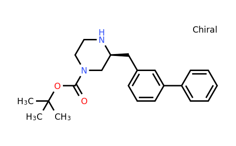 CAS 1260588-93-9 | (S)-3-Biphenyl-3-ylmethyl-piperazine-1-carboxylic acid tert-butyl ester