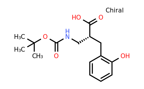 CAS 1260589-03-4 | (R)-2-(Tert-butoxycarbonylamino-methyl)-3-(2-hydroxy-phenyl)-propionic acid