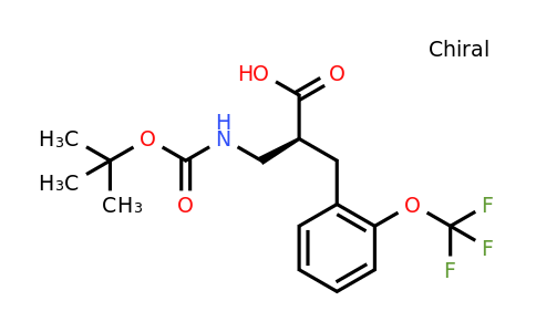 CAS 1260589-24-9 | (S)-2-(Tert-butoxycarbonylamino-methyl)-3-(2-trifluoromethoxy-phenyl)-propionic acid