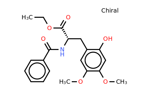 CAS 1260589-70-5 | N-benzoyl-2-hydroxy-4,5-dimethoxyphenylalanine ethyl ester