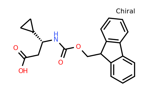 CAS 1260589-74-9 | (R)-3-Cyclopropyl-3-(9H-fluoren-9-ylmethoxycarbonylamino)-propionic acid