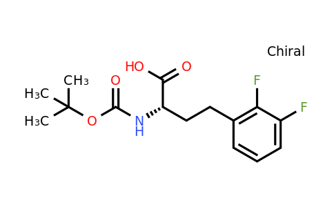 CAS 1260589-91-0 | (S)-2-Tert-butoxycarbonylamino-4-(2,3-difluoro-phenyl)-butyric acid